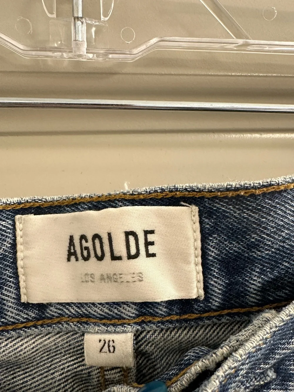 Agolde Parker Denim Shorts